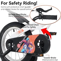 Streamdale 18" Kids Bike w/ Training Wheels and Stand