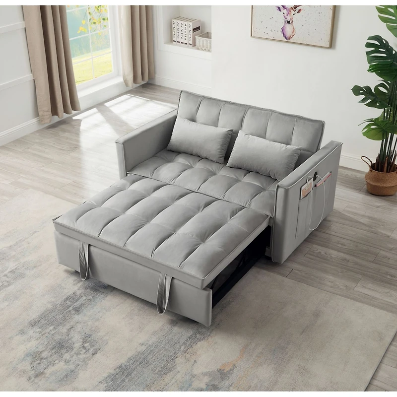 Streamdale 3-in-1 Sleeper Sofa with Usb Port