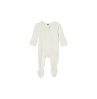 Cotton On Baby Boys Pointelle Zip All One Romper