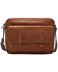 Fossil Men's Bennett Leather Courier Bag