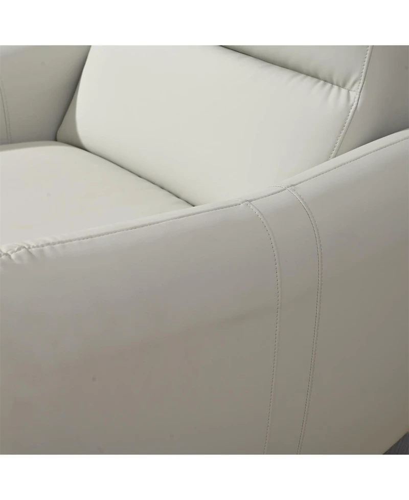 Streamdale Compact Power Recliner for Small Spaces (Light Gray)