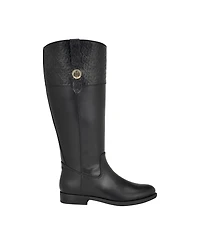 Tommy Hilfiger Women's Shano Wide Calf Riding Round Toe Boots