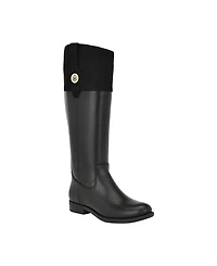 Tommy Hilfiger Women's Shano Riding Style Round Toe Boots