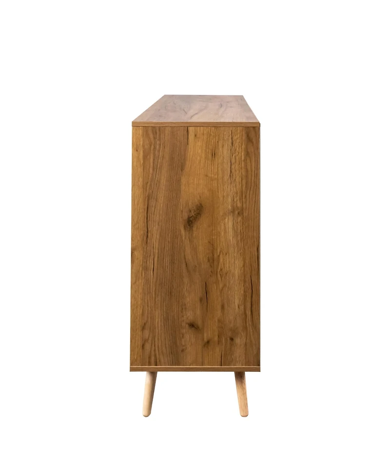 Sideboard Buffet Cabinet with 3 Drawers & 2 Doors,47.24"Buffet Cabinet with Adjustable Shelves for for Living Room Dining Room Hallway,Kitchen