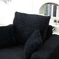 Streamdale Oversized Accent Chair with Ottoman