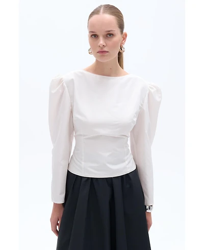 Nocturne Women's Boat Neck Blouse