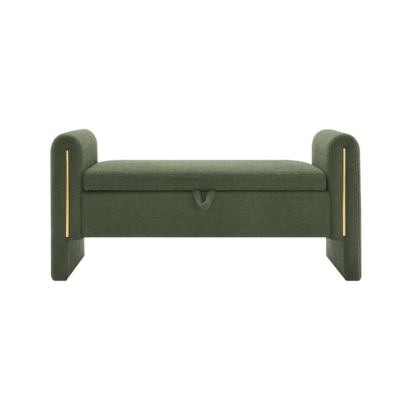 Streamdale Modern Teddy Bench Arms, Storage, Footstool, Vanity