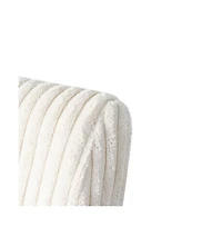 Streamdale Beige Fabric Dining Chairs Set of 4