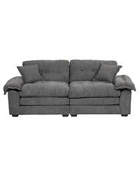 Streamdale Chenille Sofa with Pillows & Memory Foam