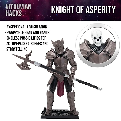 Boss Fight Studio Vitruvian H.a.c.k.s. 10th Anniversary Edition Knight of Asperity Action Figure