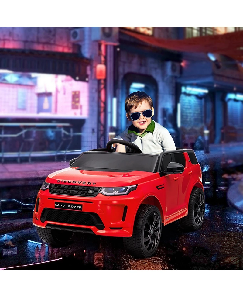 Qaba Land Rover Licensed 12V Kids Ride on Car w/ Soft Start,