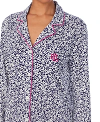 Lauren Ralph Lauren Women's Notched-Collar Sleepshirt
