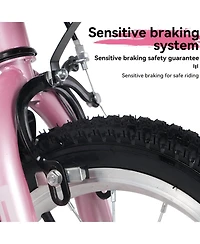 Streamdale 16" Kids Bike with Training Wheels & Saddle Adjust