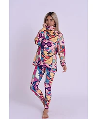 Oosc Clothing Women's High Neck Baselayer Top - Comic Book Candy