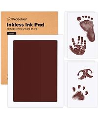 KeaBabies Kids 1pk Inkless Ink Pad Hand and Footprint Kit, Clean Touch Dog Paw, Nose Print Kit Pet Safe, Jumbo