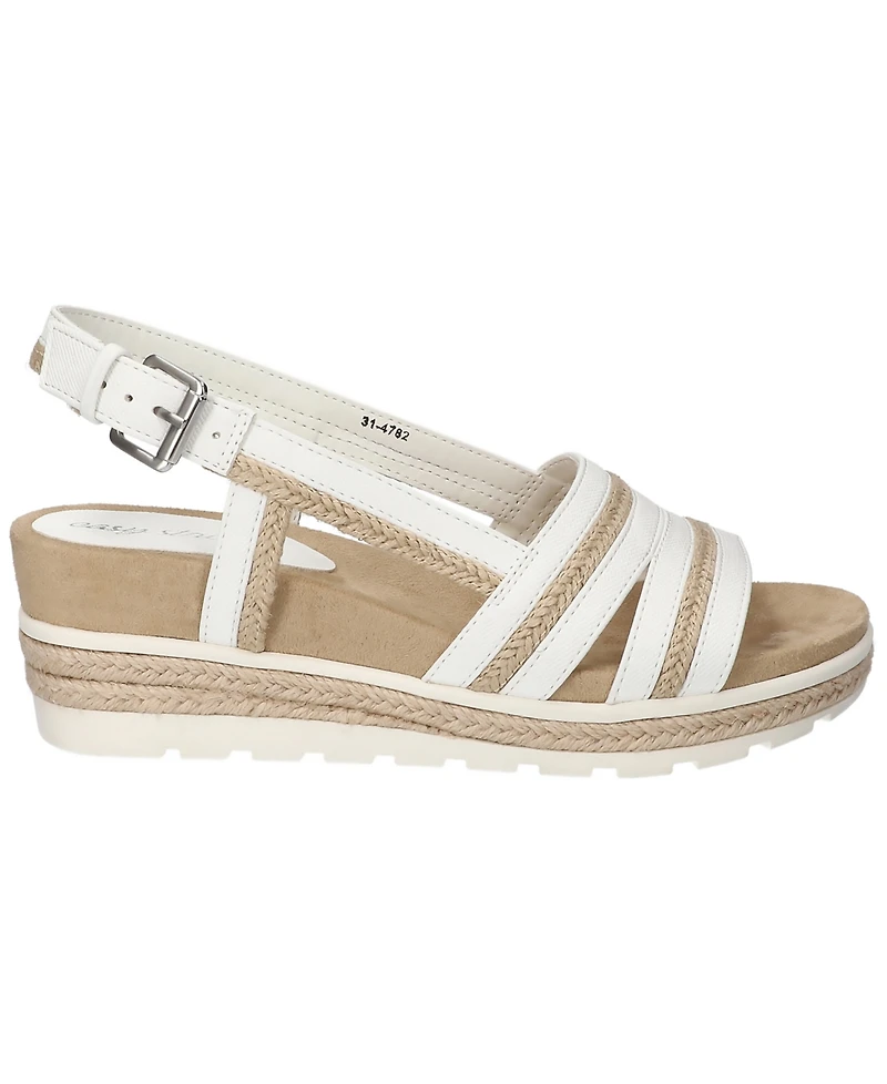Easy Street Women's Mel Wedge Heel Sandals