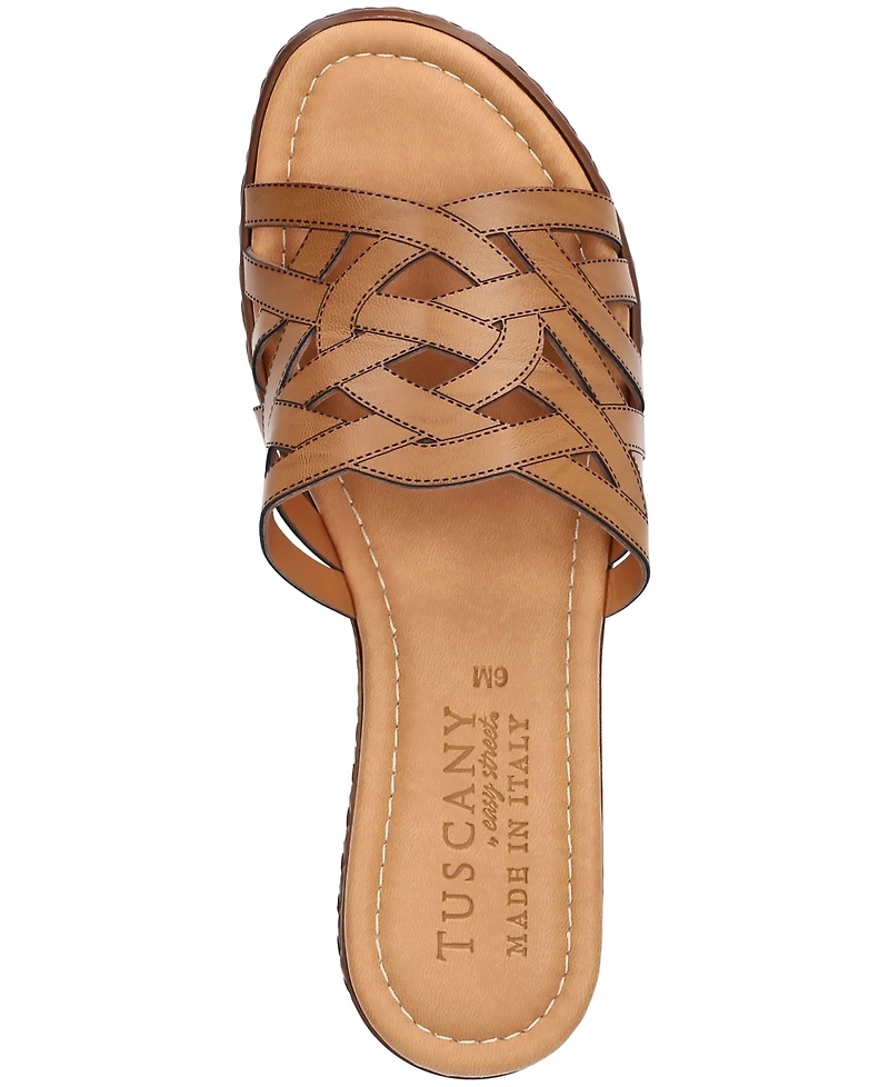 Easy Street Women's Edda Wedge Heel Sandals