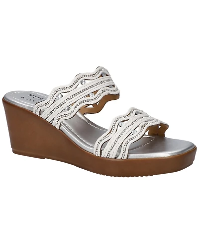 Easy Street Women's Selva Wedge Heel Sandals