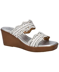 Easy Street Women's Selva Wedge Heel Sandals
