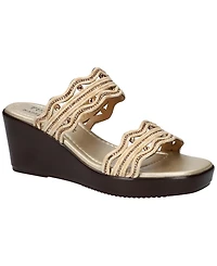 Easy Street Women's Selva Wedge Heel Sandals