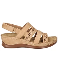 Easy Street Women's Alexi Slingback Wedge Sandals