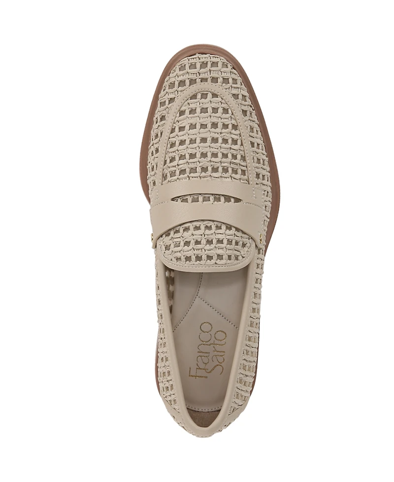 Franco Sarto Women's Edith Almond Toe Penny Loafers