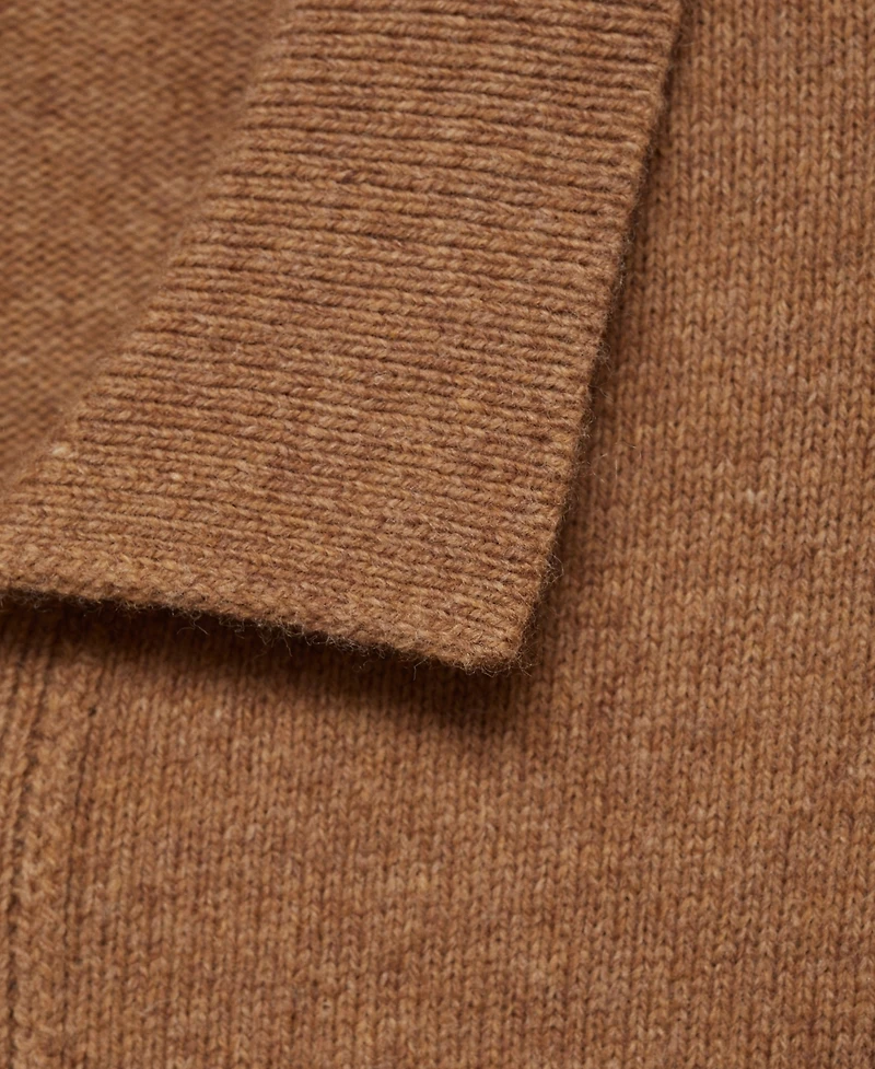 Mango Men's Slim-Fit Knit Wool-Blend Cardigan