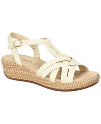 Easy Street Women's Lua Wedge Heel Sandals