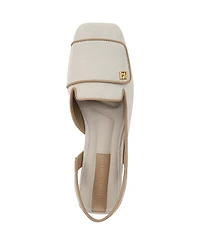 Franco Sarto Women's Teagan Square Toe Slingback Flats