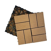 Streamdale Furniture Streamdale Durable Composite Deck Tiles (Set of 20)