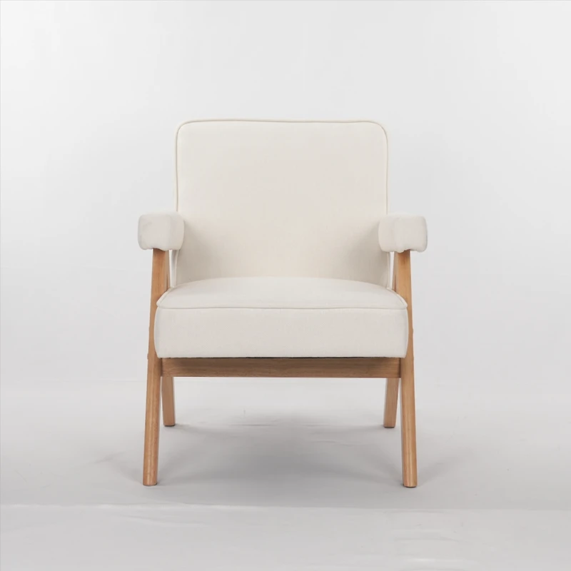 Streamdale Wooden Leisure Chair with Armrests and Cushions