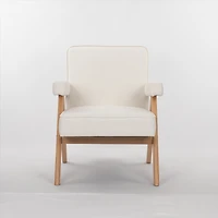 Streamdale Wooden Leisure Chair with Armrests and Cushions