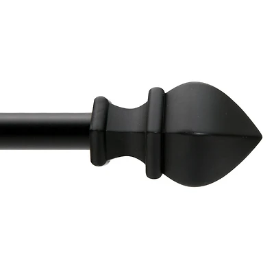 Kenney Waverly 3/4 Inch Fast Fit Decorative Curtain Rod for Easy Installation