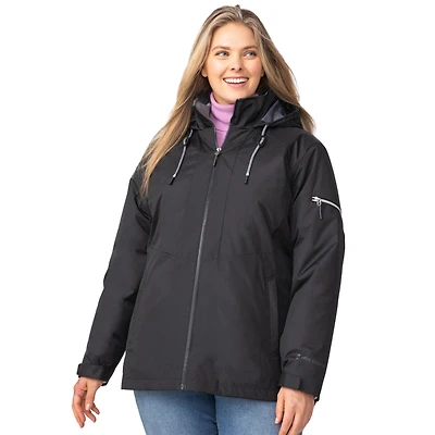 Free Country Women's Plus Back of Bell 3-in-1 Systems Jacket