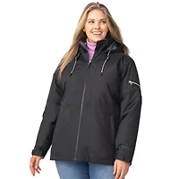 Free Country Women's Plus Back of Bell 3-in-1 Systems Jacket