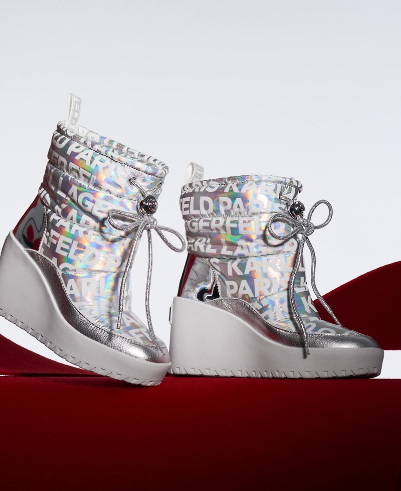 Karl Lagerfeld Paris Women's Berdina Wedge Booties