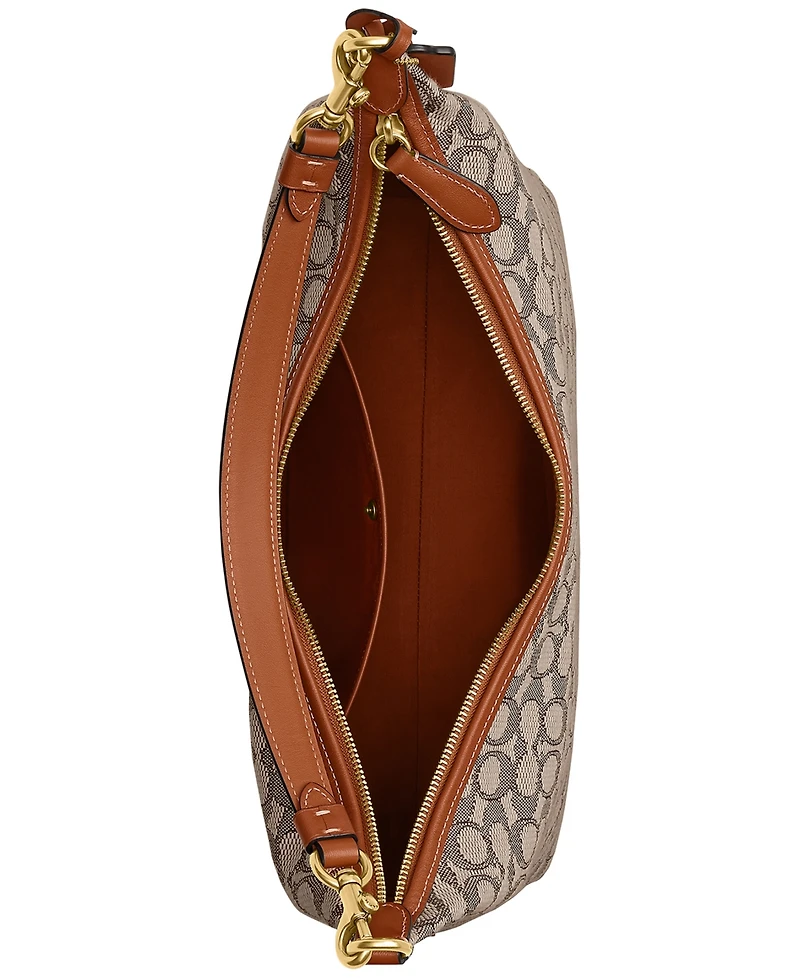 Coach Juliet Signature Jacquard Shoulder Bag