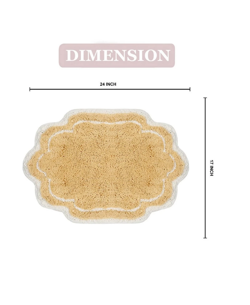 Home Weavers Allure Bathroom Rug, 17" x 24"