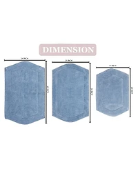 Home Weavers Waterford 3 Piece Bath Rug Set