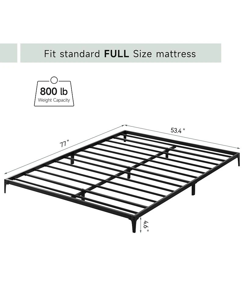 gaomon Full Size Bed Frame, 6 Inch Full Size Platform Bed Frames