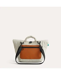 Bagsmart Walker Roll Top Lunch Bag with Adjustable Shoulder Strap Tangerine
