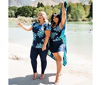 Calypsa Plus Maya Tankini Swim Top With Removable Cups