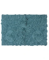 Home Weavers Bell Flower Bath Rug, 21" x 34"