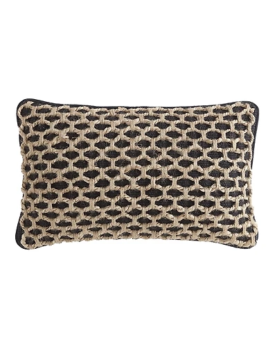 Boho Living Jada Jute Decorative Pillow, 12" x 20"