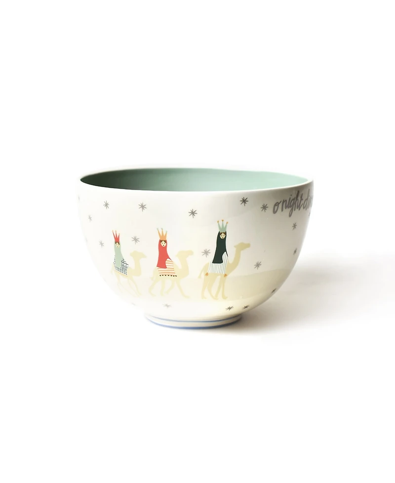 Coton Colors O Holy Night in Color Footed Bowl