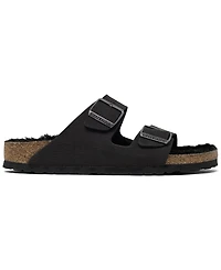 Birkenstock Women's Arizona Shearling Synthetic Sandals from Finish Line
