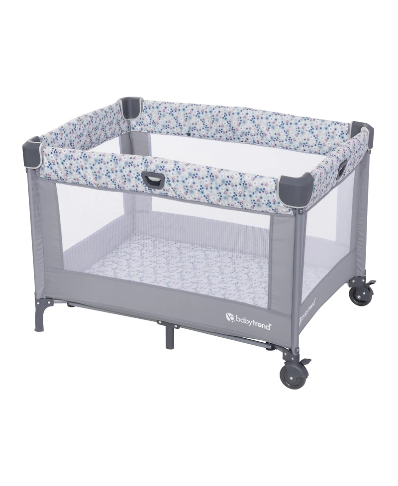Baby Trend Nursery Den Playard with Rocking Cradle