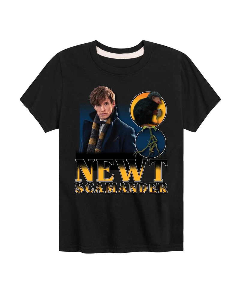 Harry Potter Big Boys Newt Scamander Graphic Tee