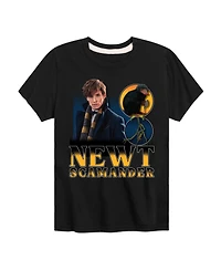 Harry Potter Big Boys Newt Scamander Graphic Tee