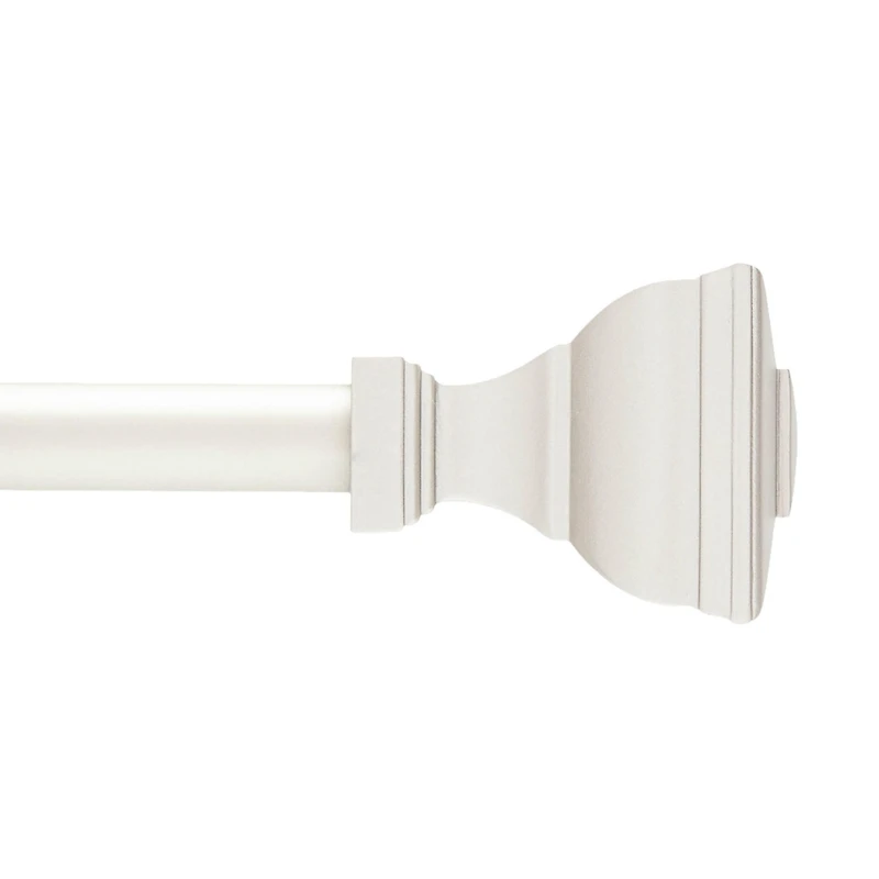 Kenney Mavis 5/8-Inch Decorative Curtain Rod for Stylish Window Treatments